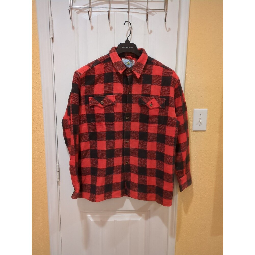 Alaska wilderness gear flannel weave woven Mens XL